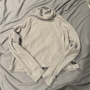 Calvin Klein Light Gray Turtleneck Sweater